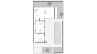 Villa floor plan, 3 bedrooms in VILLAS ALEJANDRA XIV No. 6