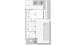 Villa floor plan, 3 bedrooms in VILLAS ALEJANDRA XIV No. 5